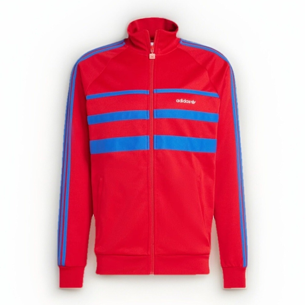 Adidas Men's The First Track Top Originals, Color: Better Scarlet, Size XL, New